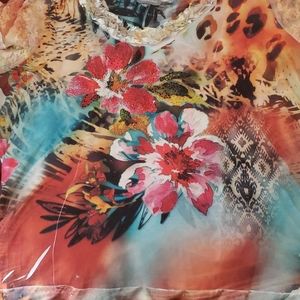 🙀Lace silk blouse